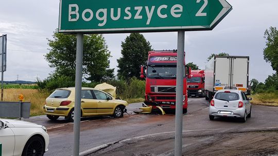 Wypadek na drodze Łomża - Śniadowo. Uwaga są utrudnienia!