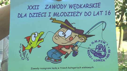 XXII Zawody Wędkarskie dla dzieci i młodzieży do lat 16 - VIDEO