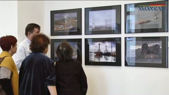 &quot;Z królestwa błękitu &quot; wystawa fotografii - VIDEO