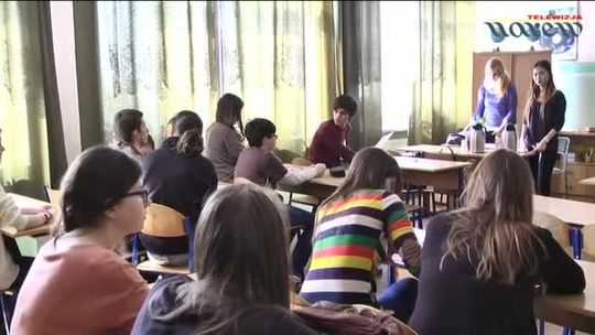 Zagraniczni goście w gimnazjum miejskim w Zambrowie - VIDEO