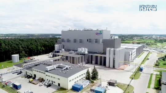 Zakład produkcji sproszkowanych wyrobów mleczarskich SM Mlekpol w Mrągowie najnowocześniejszą tego typu wytwórnią w kraju [VIDEO] 