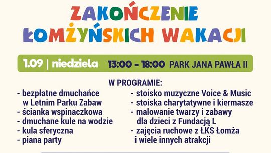 Zakończenie łomżyńskich wakacji