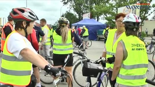 Zambrów na rowery. Rajd do Dębnik. VIDEO