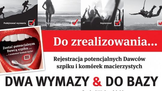 Zaproszenie do rejestracji dawców szpiku kostnego Zaproszenie do rejestracji dawców szpiku kostnego