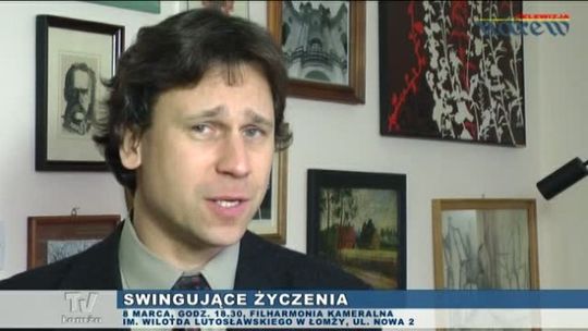 Zaproszenie na koncert &quot;Swingujące życzenia&quot;