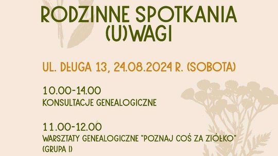 Zaproszenie na "Rodzinne spotkanie (U)Wagi"