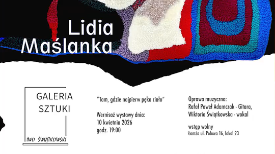 Zaproszenie na wydarzenie „Tam, gdzie najpierw pęka ciało” – Galeria Sztuki Iwo Świątkowski - [VIDEO]