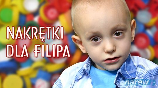 Zbieramy zakrętki dla chorego Filipka