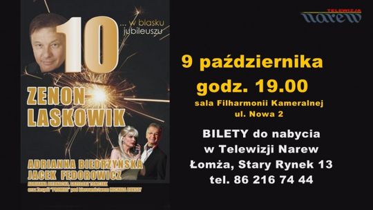Zenon Laskowik w blasku jubileuszu - 9 października