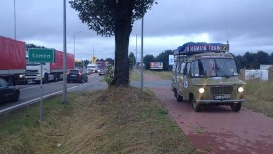 ZŁOMBOL przejechał przez Łomżę