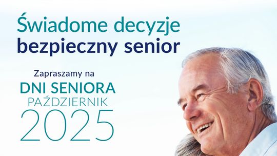 ZUS zaprasza w październiku na Dni Seniora. Świadome decyzje – bezpieczny senior