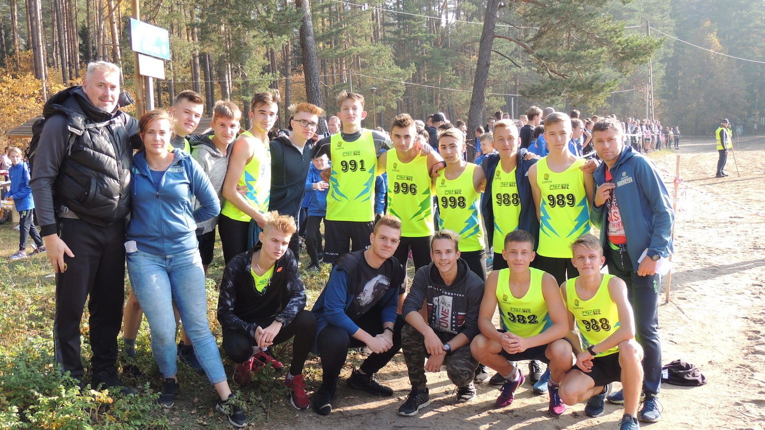 Mistrzowskie sztafety Liceum Mistrzostwa Sportowego w Łomży