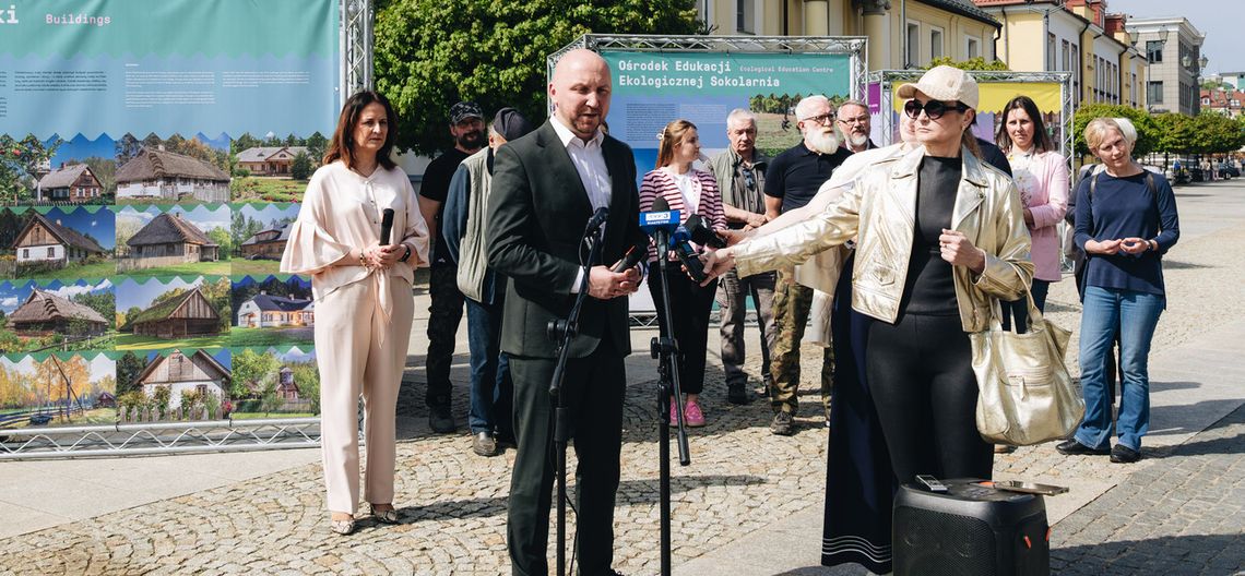 10 lat Podlaskiego Muzeum Kultury Ludowej – wystawa na Rynku Kościuszki w Białymstoku
