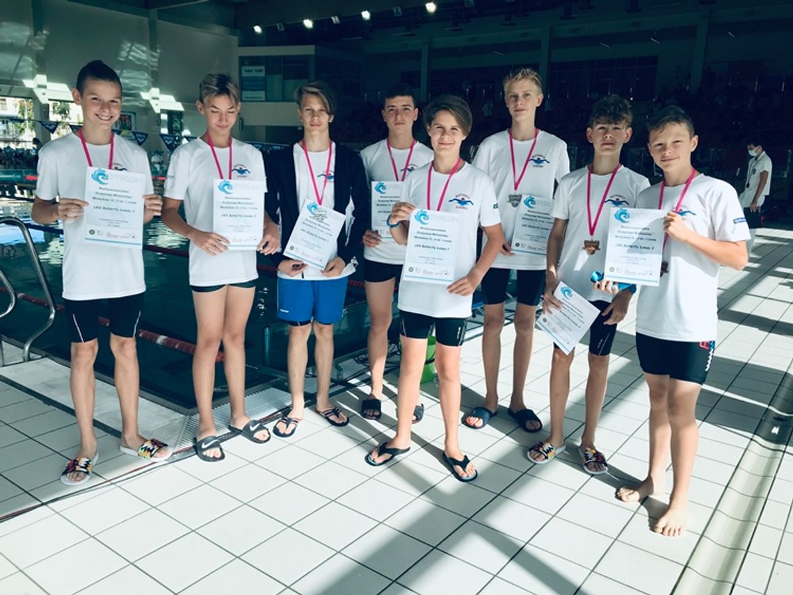 10 medali pływaków z UKS Butterfly na mistrzostwach młodzików