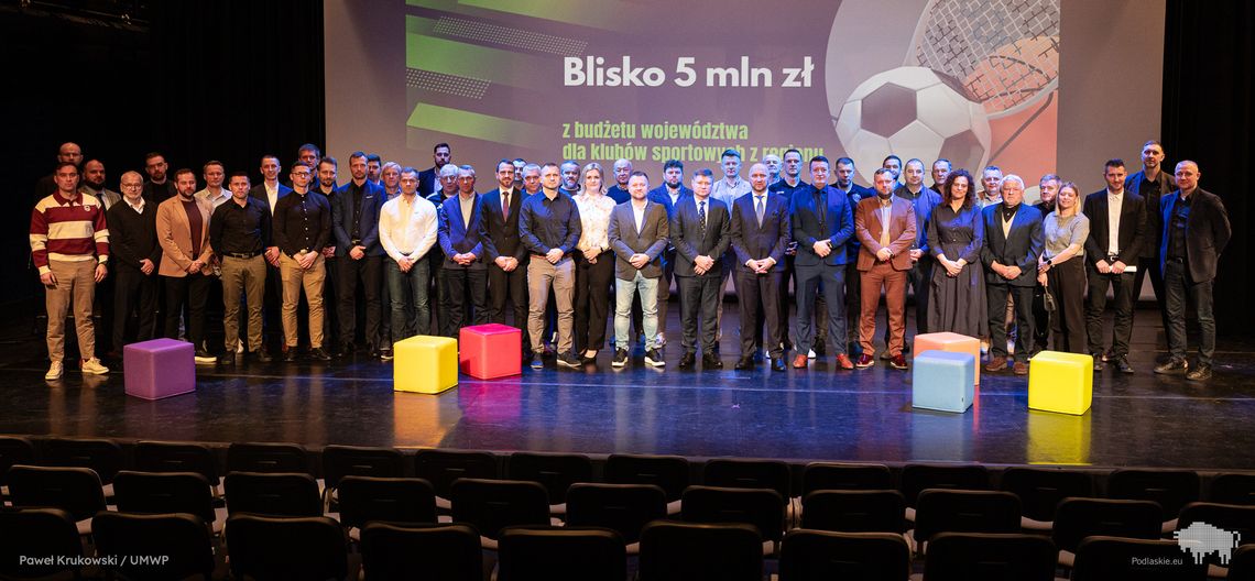 2,1 mln zł na wsparcie podlaskich klubów sportowych