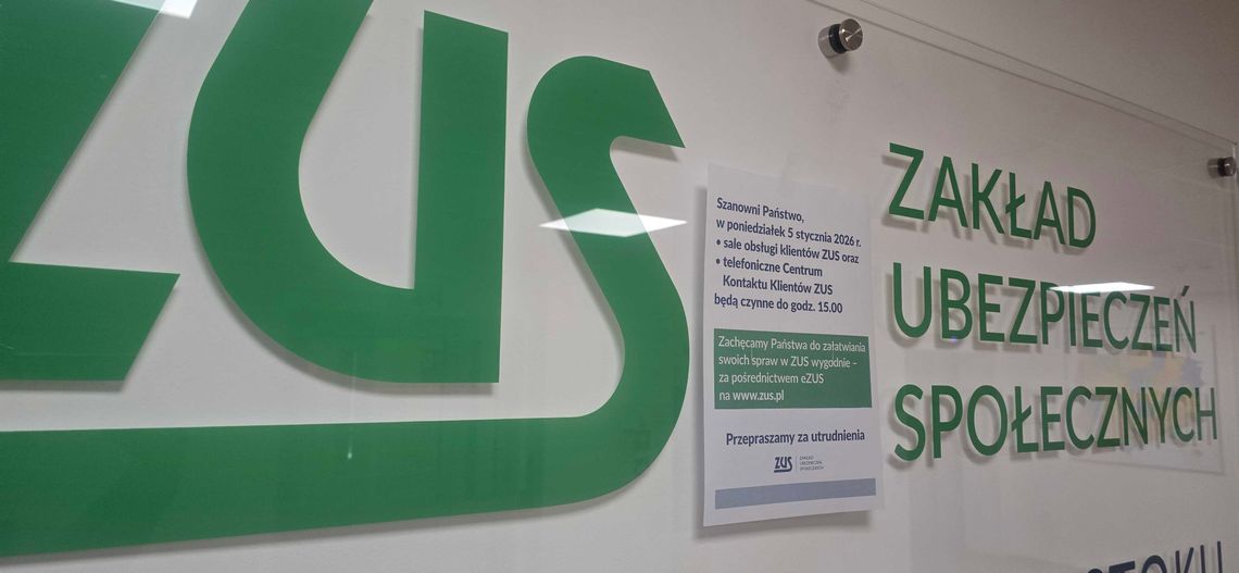 5 stycznia 2026 r. ZUS będzie obsługiwał klientów krócej 5 stycznia 2026 r. ZUS będzie obsługiwał klientów krócej
