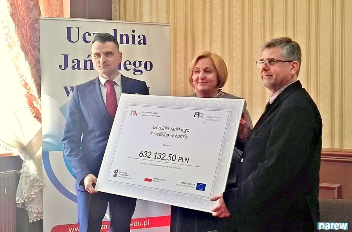 630 tysięcy złotych dla Uczelni Jańskiego w Łomży [VIDEO i FOTO] 