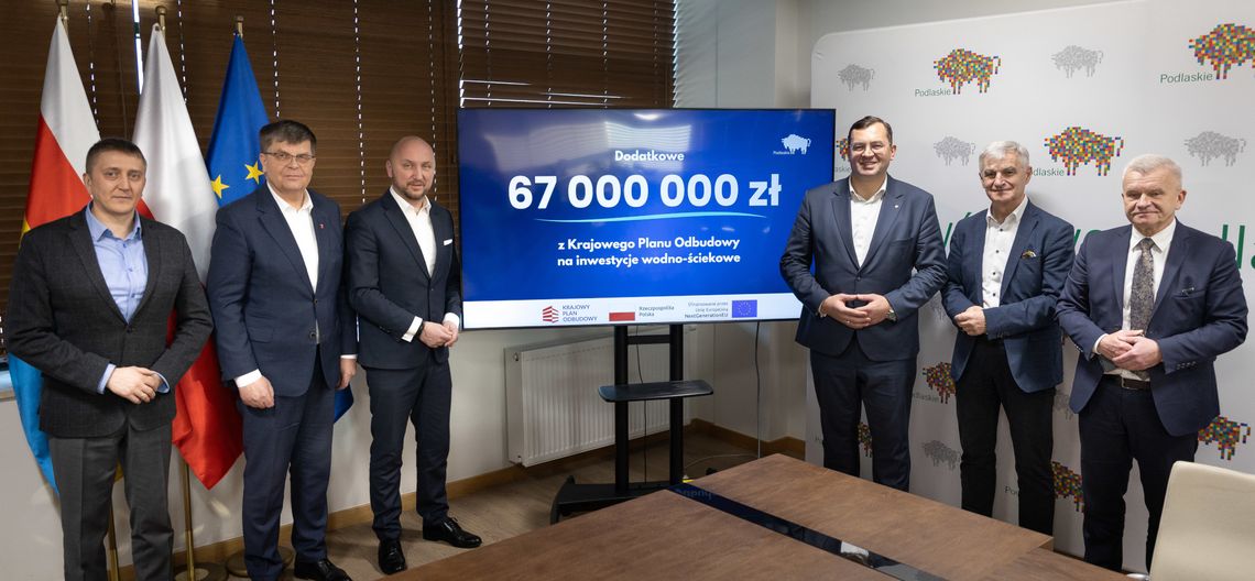 67 mln zł z KPO dla Podlaskiego. Więcej gmin z dofinansowaniem na wodę i kanalizację [VDEO]