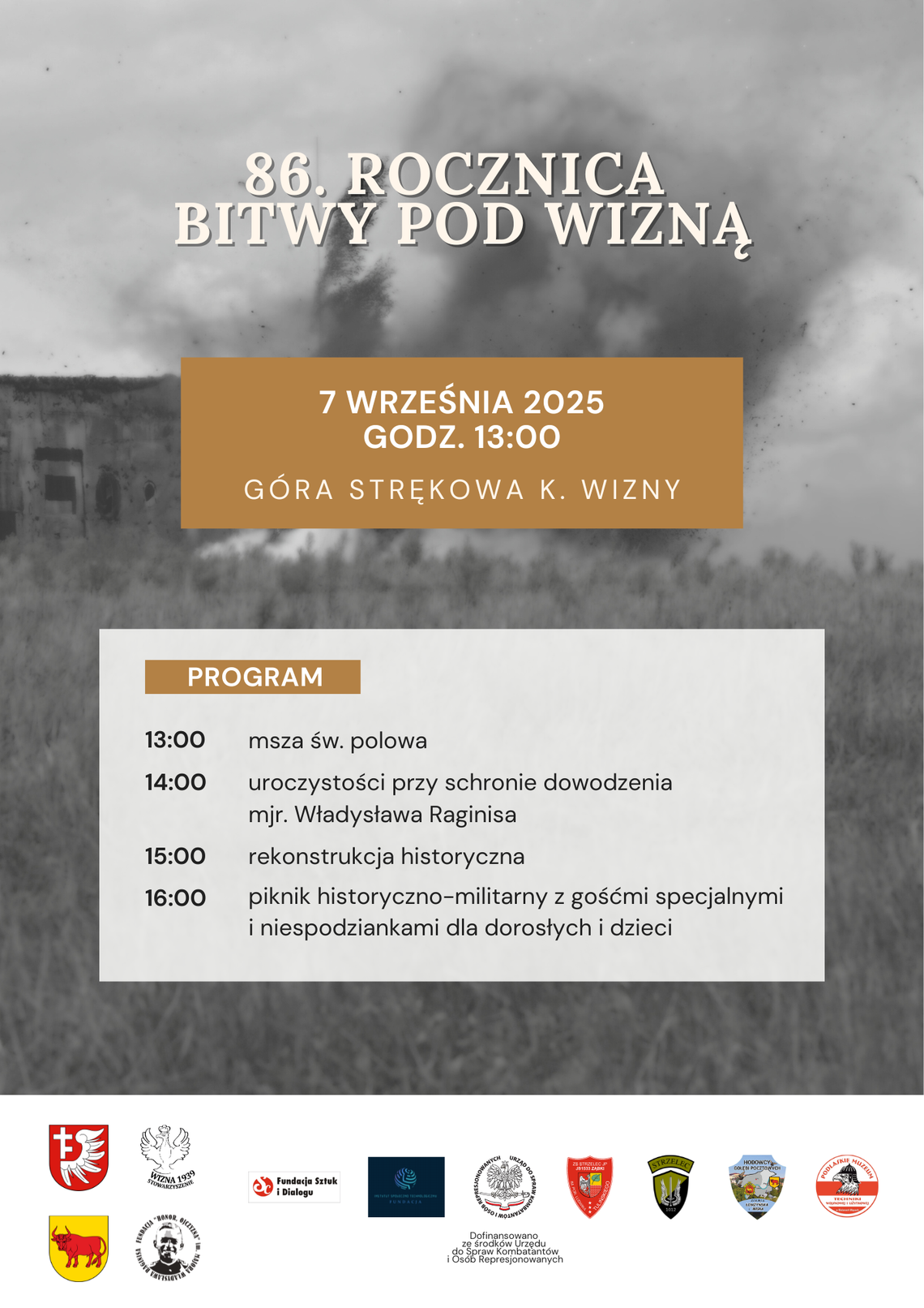 86. rocznica bitwy pod Wizną – patriotyczne uroczystości na Górze Strękowej 86. rocznica bitwy pod Wizną – patriotyczne uroczystości na Górze Strękowej