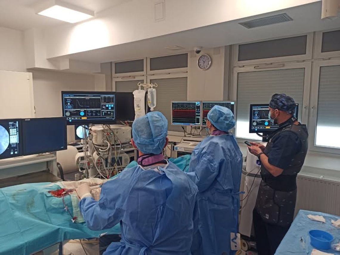 Ablacja serca w pracowni elektrofizjologii w Szpitalu Wojewódzkim w Łomży