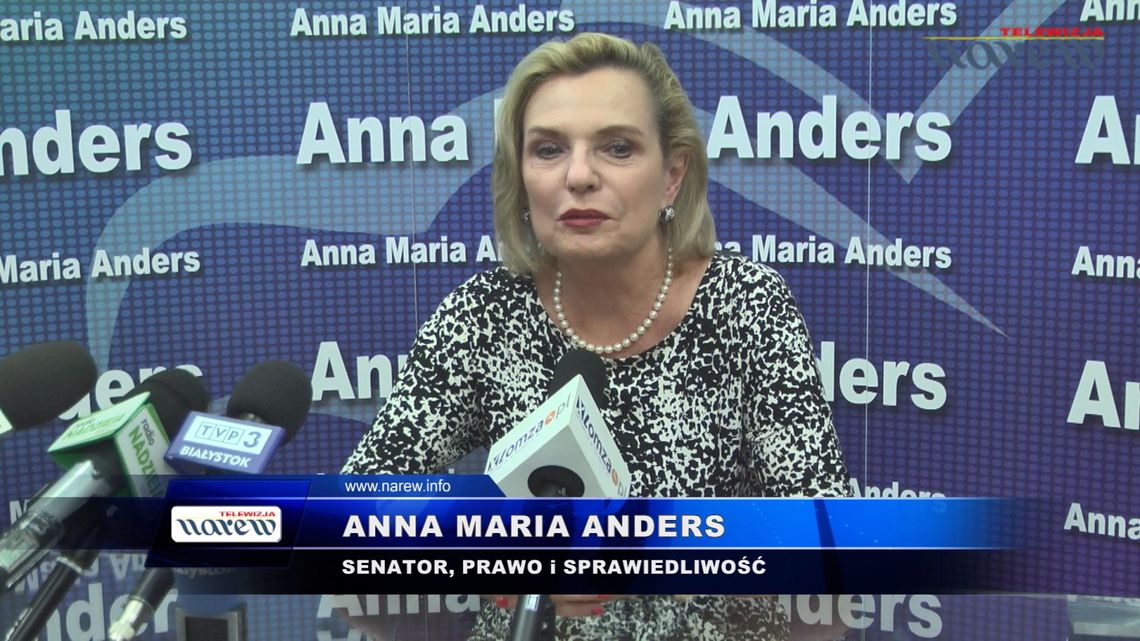 Anna Maria Anders - otwarcie biura w Łomży - VIDEO