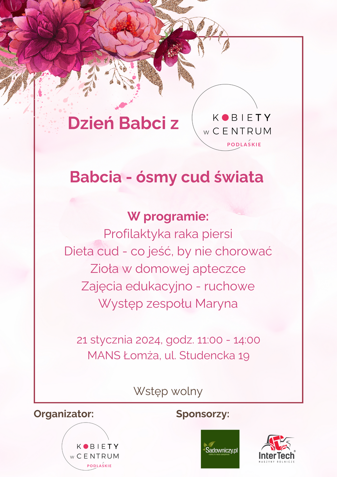 "Babcia - ósmy cud świata". Dzień Babci z Kobietami w Centrum [VIDEO]