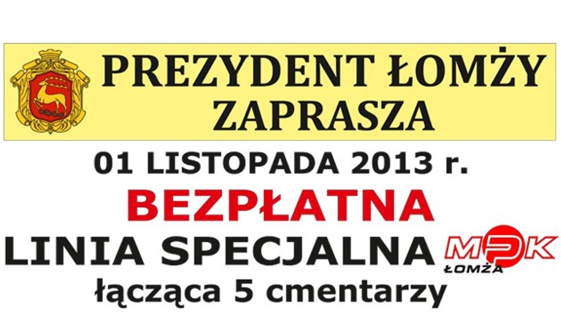 Bezpłatna linia MPK na 1-go Listopada