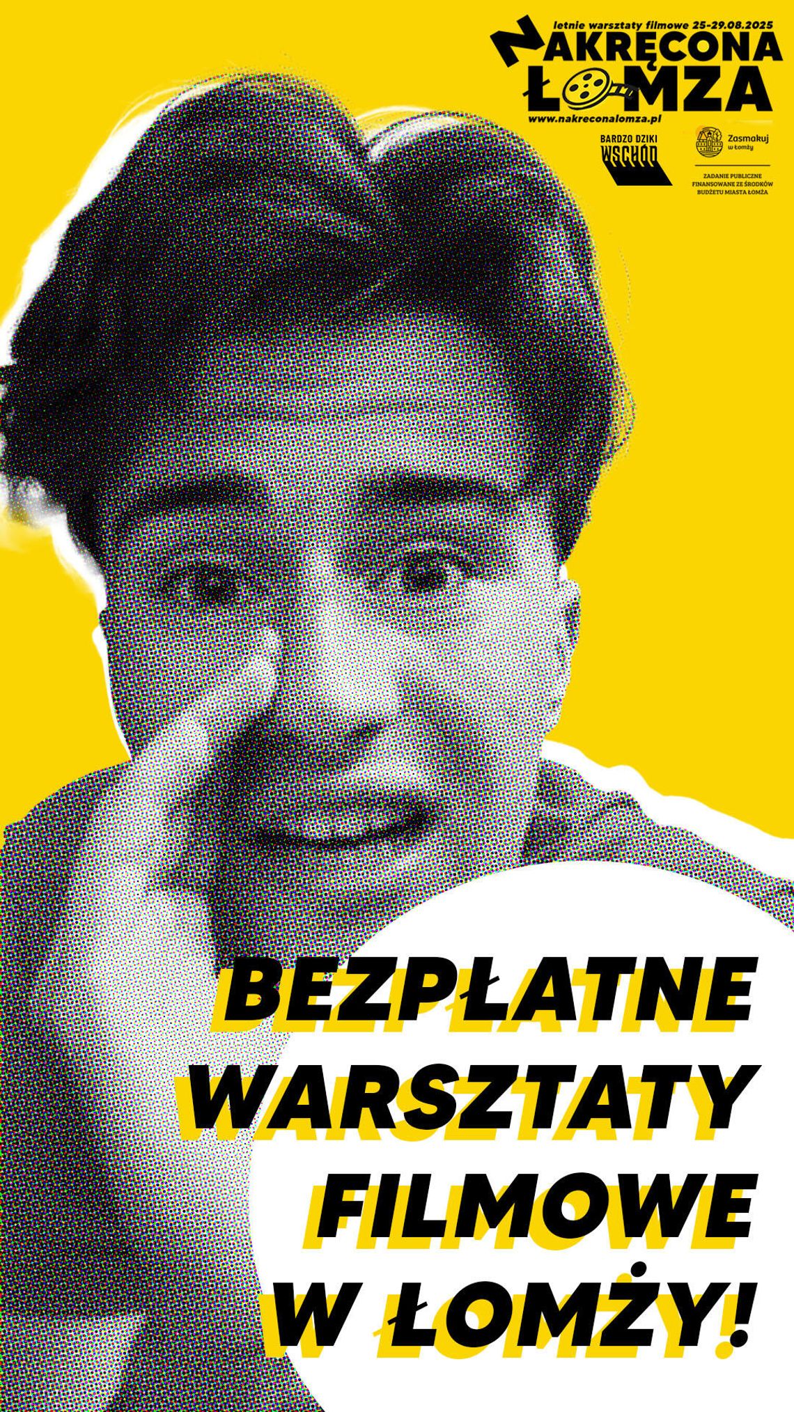 Bezpłatne warsztaty filmowe „Nakręcona Łomża” dla młodzieży – zgłoś się już dziś!