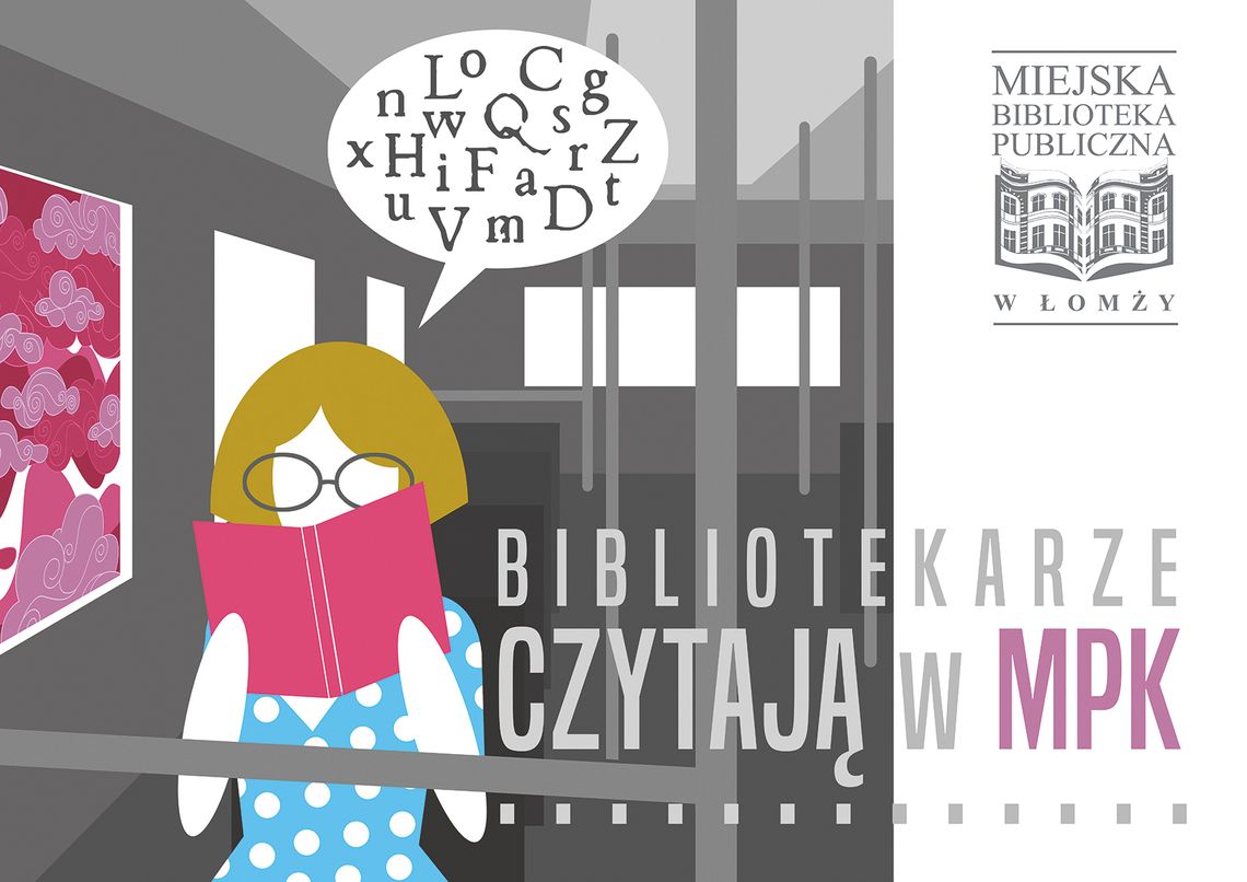 Bibliotekarz czytają w MPK w ramach Ogólnopolskiego Dnia Głośnego Czytania