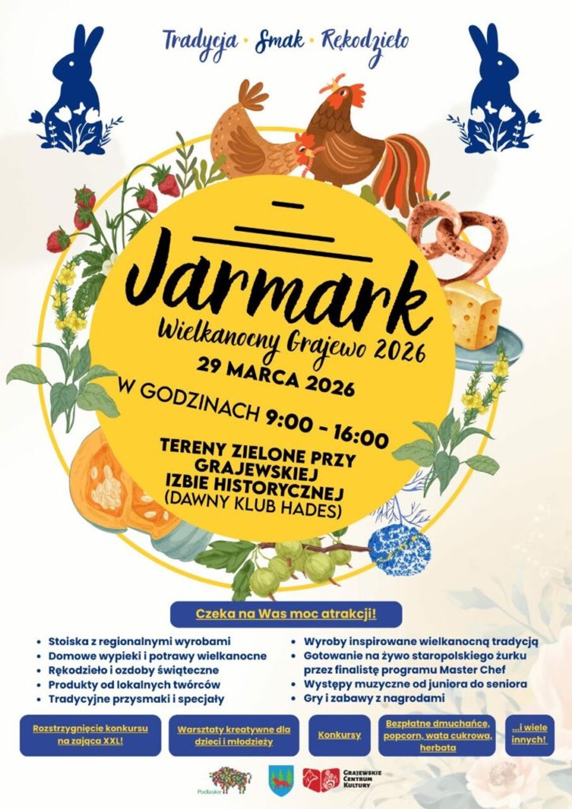 Burmistrz Grajewa zaprasza na Wielkanocny Jarmark 2026! - [VIDEO]