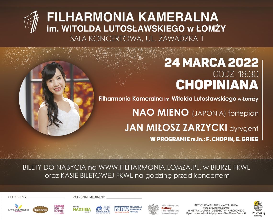 Chopiniana w Filharmonii Kameralnej w Łomży