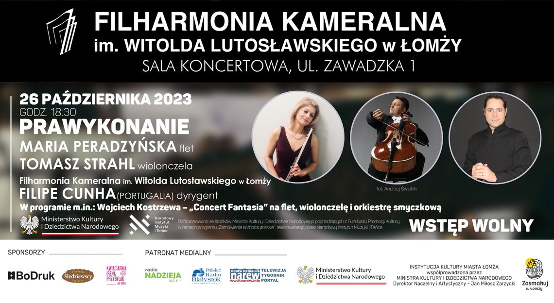 "Concert Fantasia" - prawykonanie w Filharmonii Kameralnej w Łomży