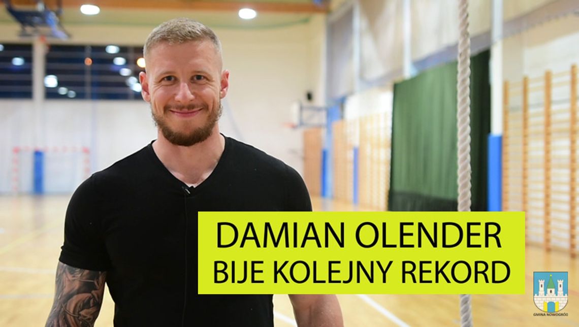 Damian Olender z Nowogrodu bije kolejny rekord