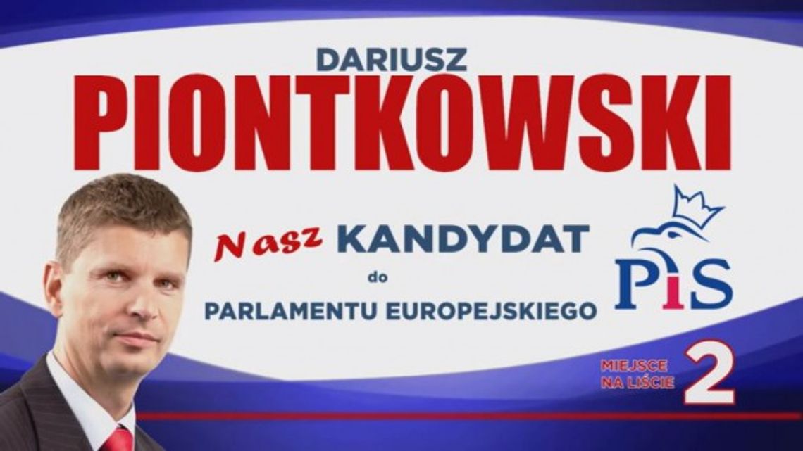 Dariusz Piontkowski - kandydat do Parlamentu Europejskiego