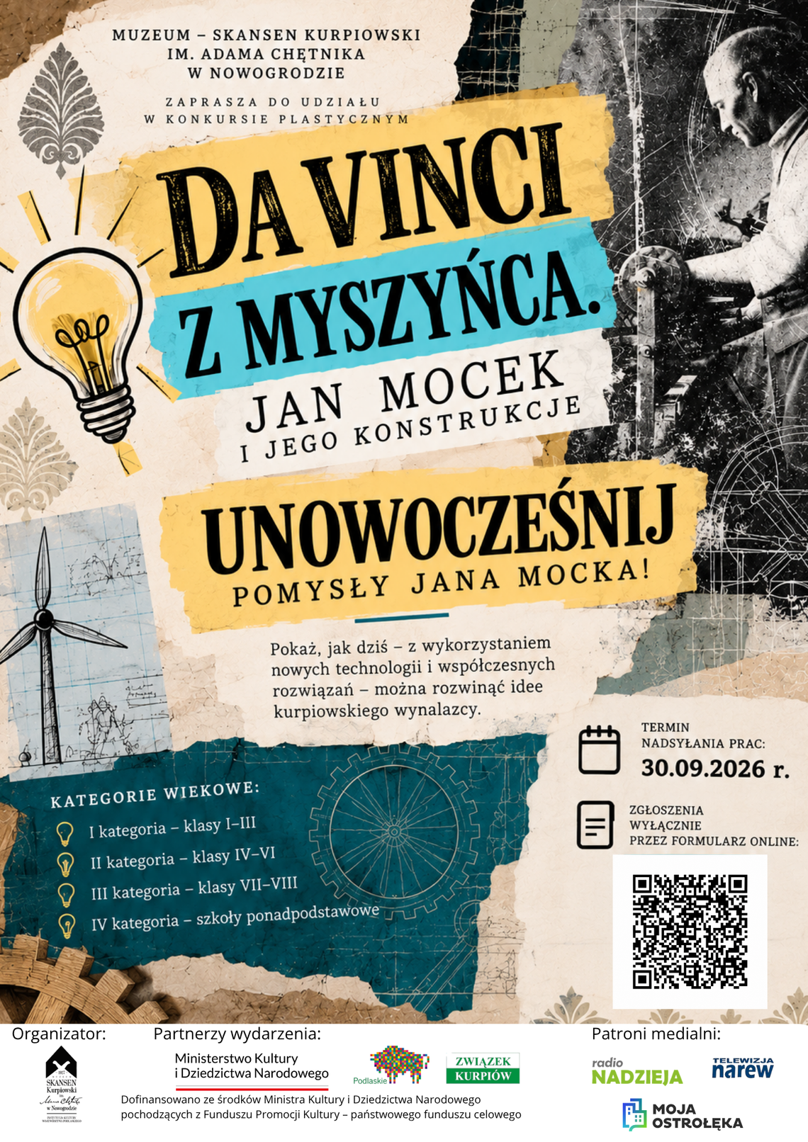 Davinci z Myszyńca, Jan Mocek i jego konstrukcje Davinci z Myszyńca, Jan Mocek i jego konstrukcje