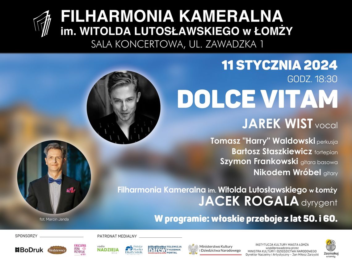 Dolce VitaM, czyli rozpoczęcie karnawału w Filharmonii w Łomży