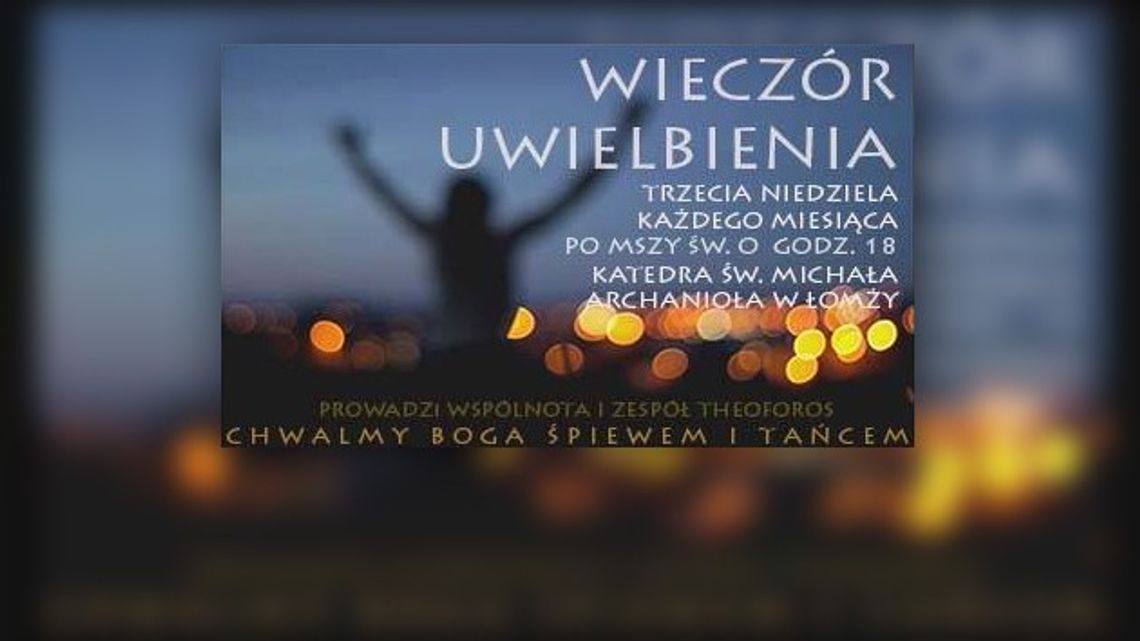 Dzisiaj transmisja Mszy Świętej o godz. 18:00 Dzisiaj transmisja Mszy Świętej o godz. 18:00