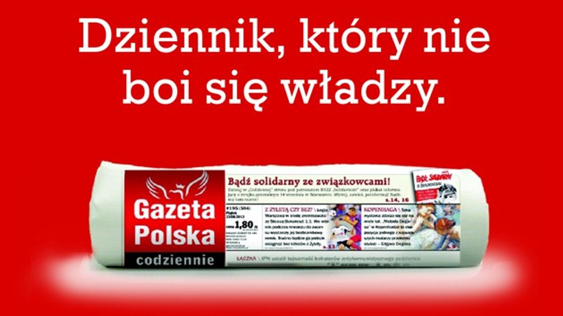 Dzisiaj w "Gazecie Polskiej Codziennie" Dzisiaj w "Gazecie Polskiej Codziennie"