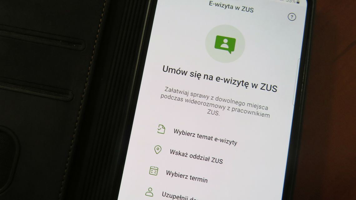 E-wizytę w ZUS-ie możesz umówić przez aplikację mObywatel