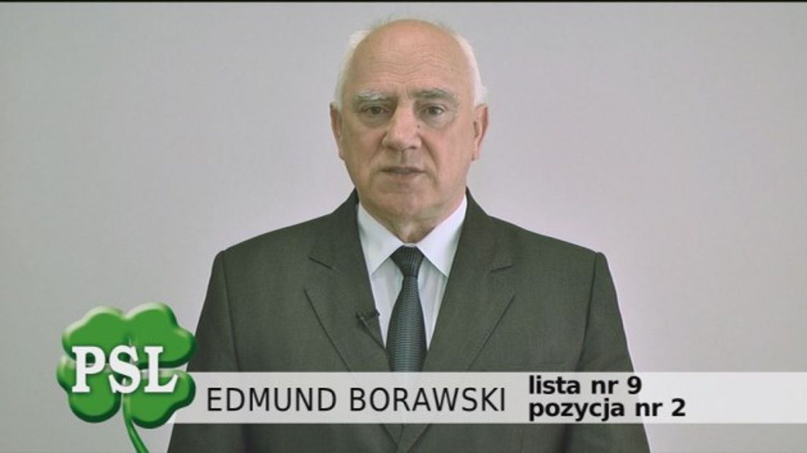 Edmund Borawski - Kandydat do Parlamentu Europejskiego