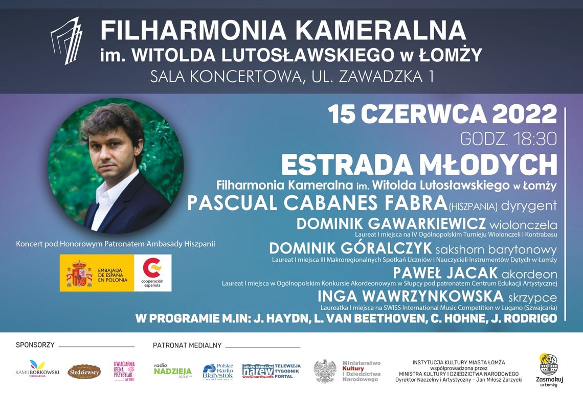 Estrada młodych w Filharmonii Kameralnej w Łomży