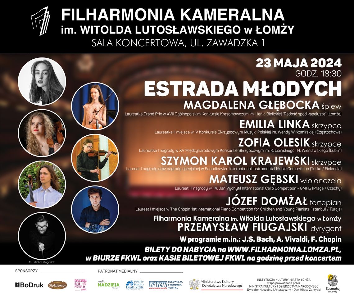 Estrada Młodych w Filharmonii Kameralnej w Łomży