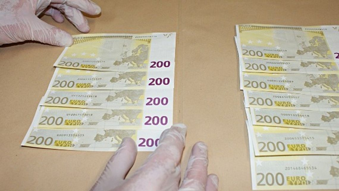 Fałszywe banknoty euro