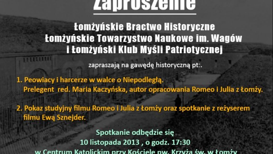 Gawęda historyczna 10 listopada 2013