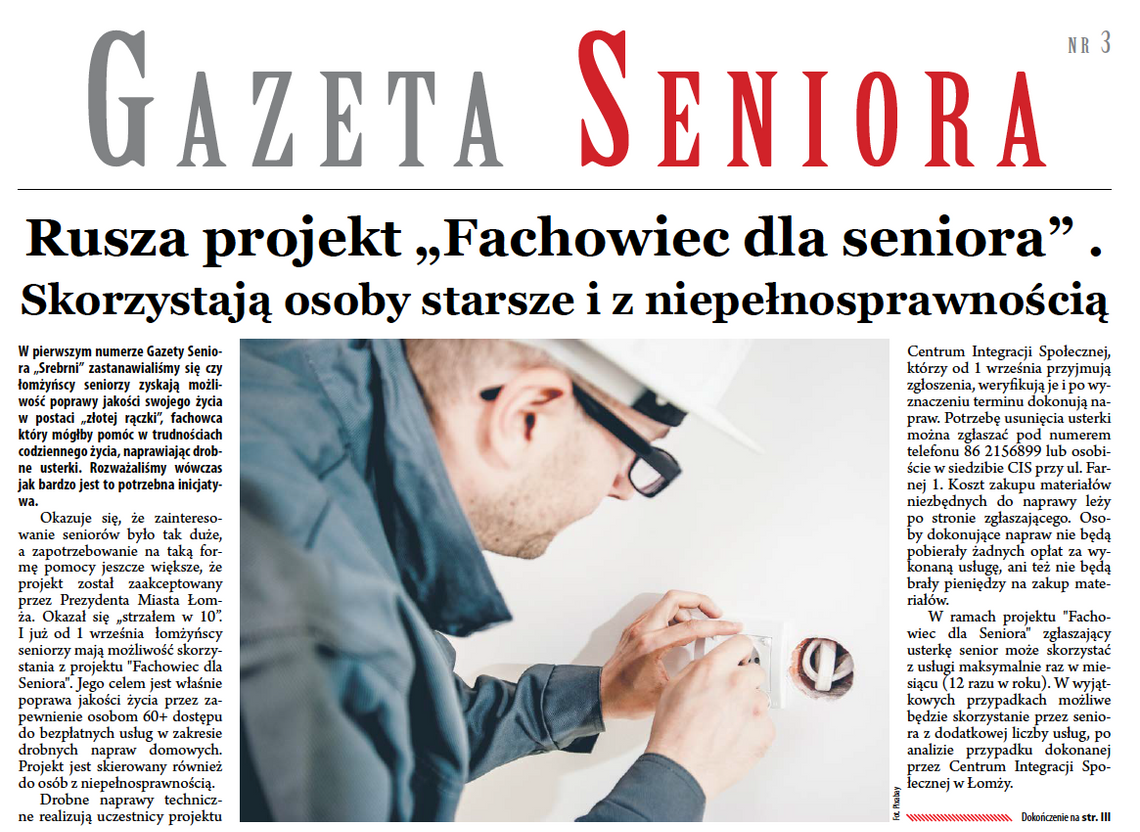 Gazeta Seniora "Srebrni" - Wydanie 3