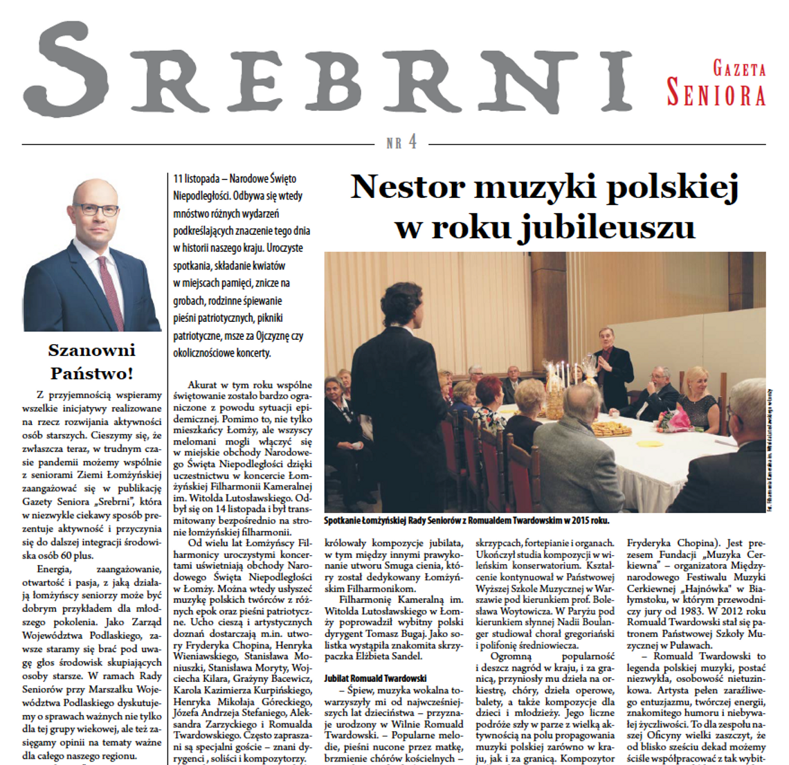Gazeta Seniora "Srebrni" - Wydanie 4 