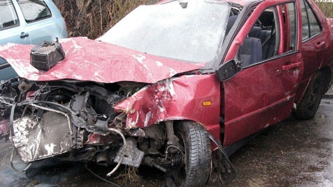 Groźnie wyglądający wypadek w Sulimach