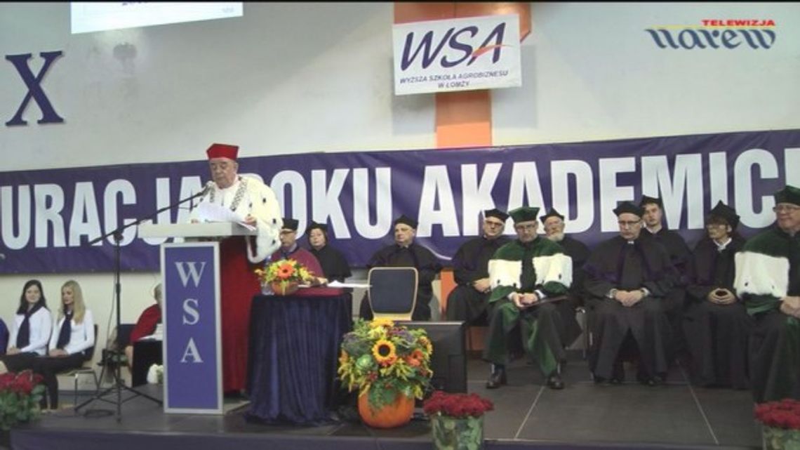 Inauguracja nowego roku akademickiego w WSA w Łomży