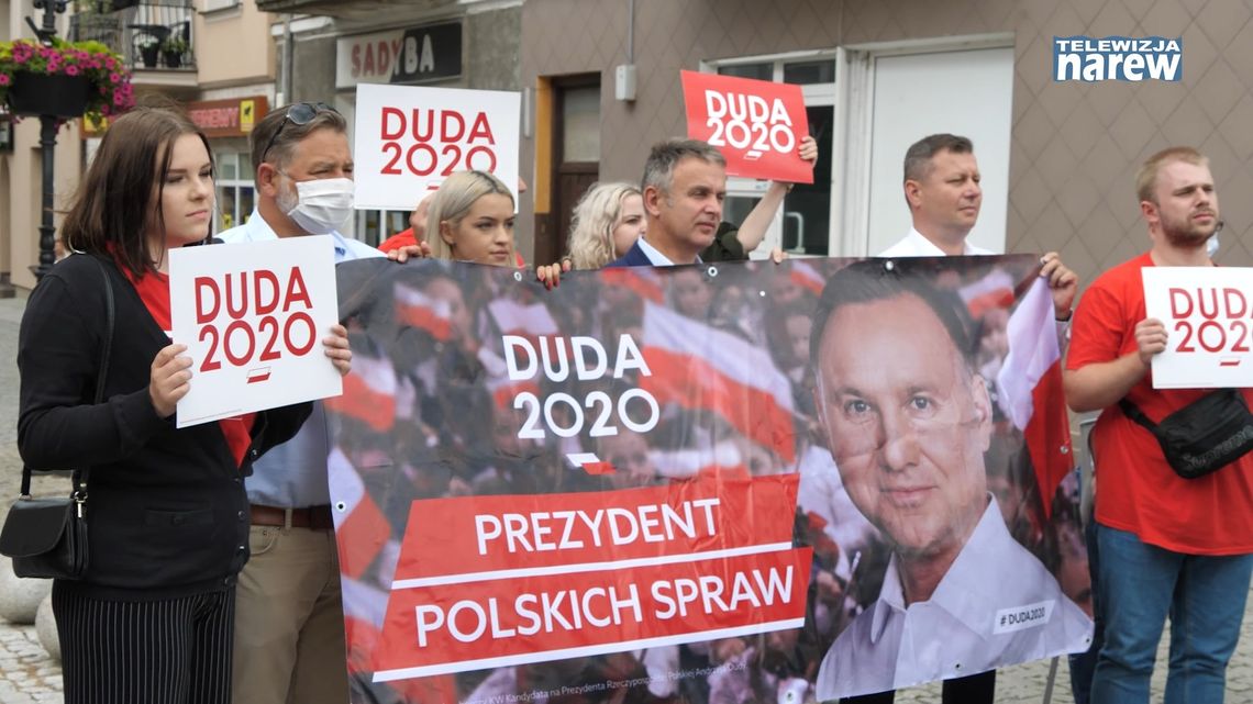 Jarosław Gowin w Łomży z poparciem dla Andrzeja Dudy [VIDEO]
