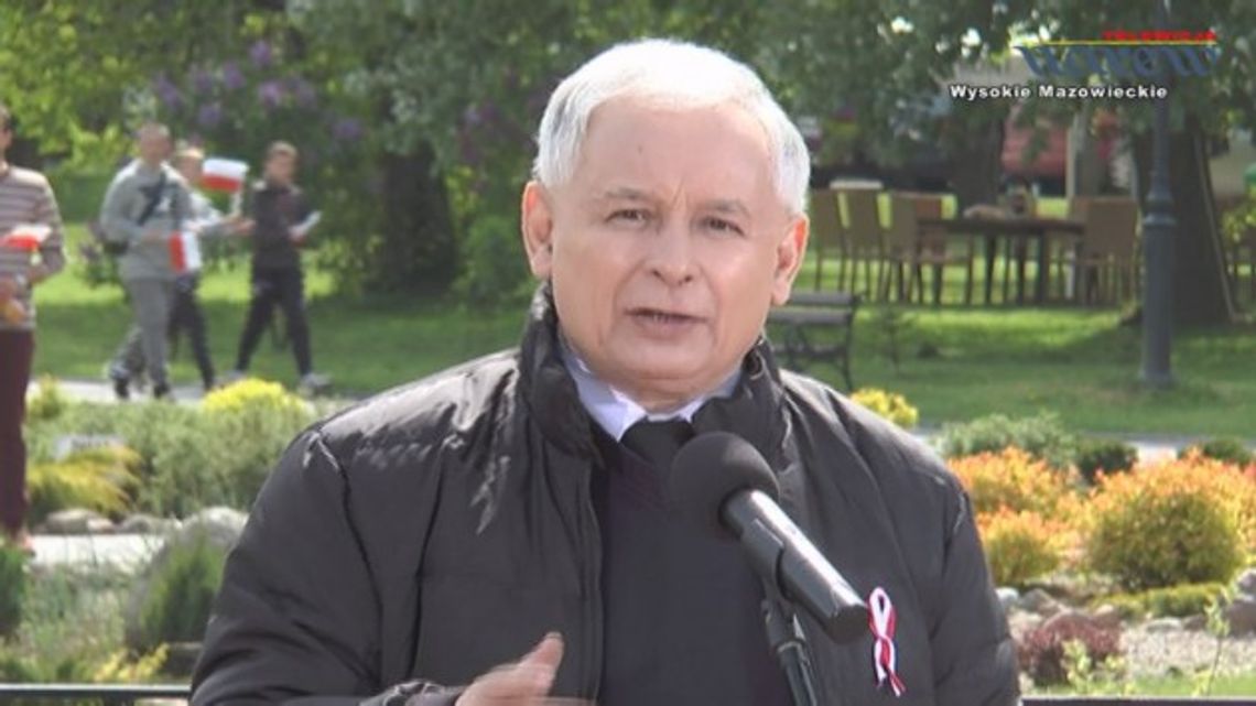 Jarosław Kaczyńskim w Wysokiem Mazowieckiem - VIDEO Jarosław Kaczyńskim w Wysokiem Mazowieckiem - VIDEO